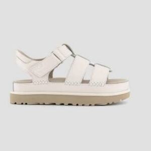 Women's Ugg Goldenstar Strap Platform Sandals size 11 JASMINE LEATHER